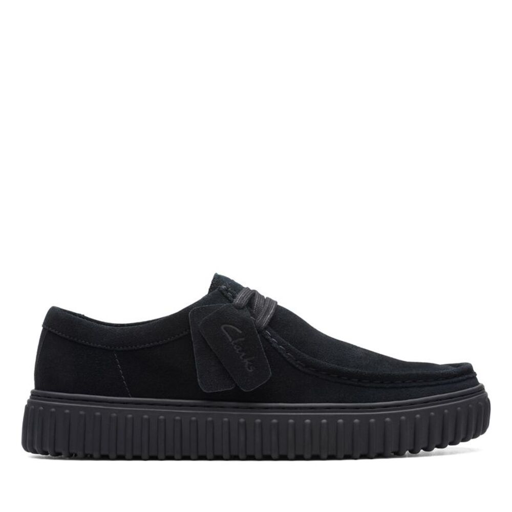 Clarks Mens Torhill LO Black Shoes (NWT)